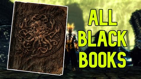 how many black books are there in skyrim how do black books affect the game's lore?