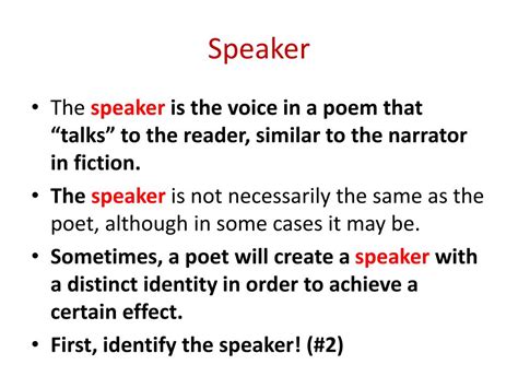 Speaker Meaning in Poetry: A Multidimensional Exploration