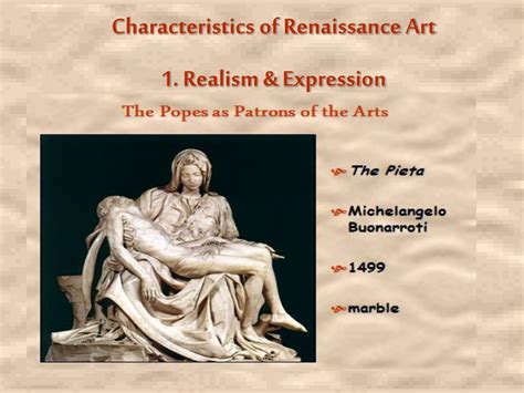 What are the Characteristics of Renaissance Art, and How They Impacted Visual Culture of the Era