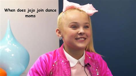 What Season Does Jojo Join Dance Moms: A Journey into Dance and Life